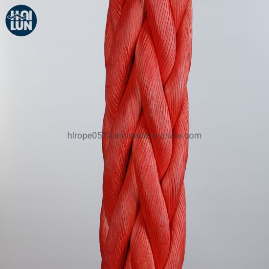 Polyester Cover 12 Strand Synthetic UHMWPE/Hmpe Marine Towing Rope for Mooring Offshore
