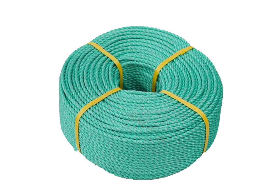 3 Strand Green Polypropylene Rope