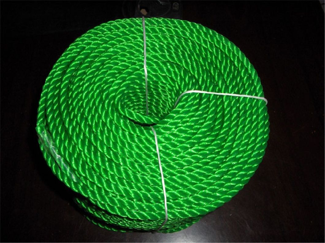 Green 3 Strand 16mm Nylon Braided Anchor Rope