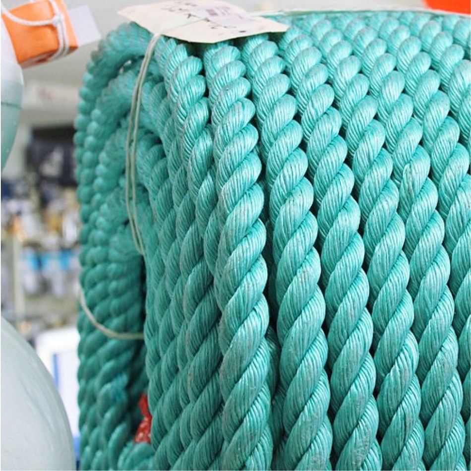 3 Strand Green Polypropylene Filament Rope Mooring Rope Nylon Rope