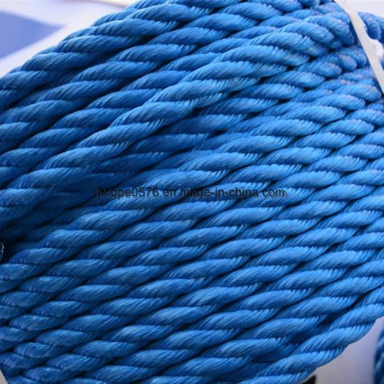 Good Quality 3strand Blue PP Rope for Fishing and Marine