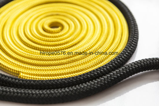 12-Strands Yellow Nylon Polyamide Floating Rope High Quality
