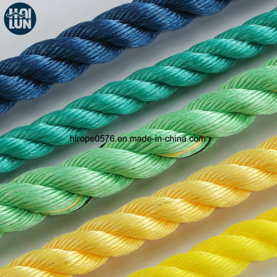 Factory Direct Supply PP Danline Rope 3 Strand Rope for Mooring
