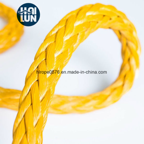 Dynamic Powerful Hmwpe/Hmpe Rope for Mooring