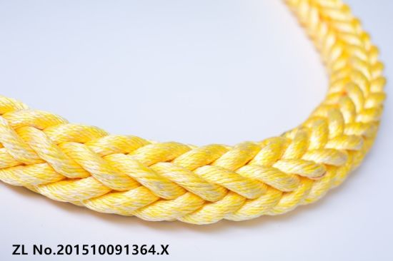 Impa 8/12 Strands Mixed Polyester Polypropylene Nylon Polyamide Marine Towing Rope for Mooring