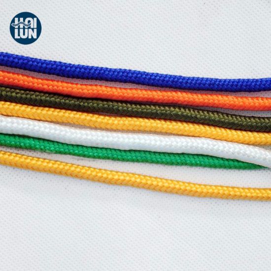 Red High Strength Polypropylene Multifilament Double Braid Fishing Rope