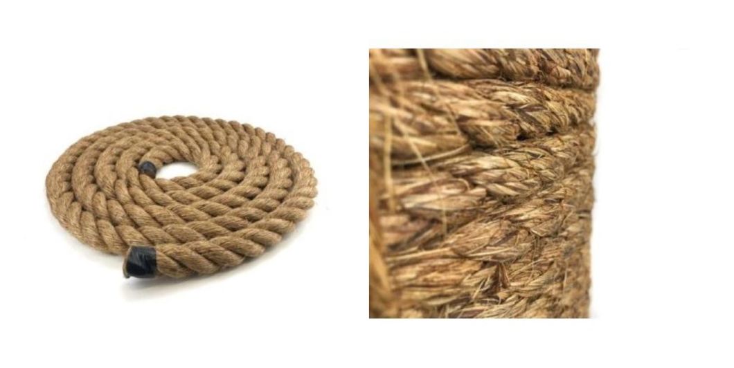 32mm Natural Manila Rope by The Metre Boad Rope