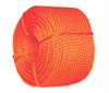 Orange 3strand Polyethylene PE Plastic Rope