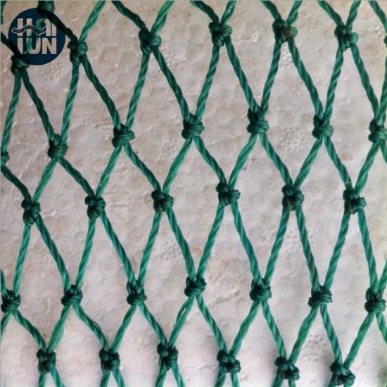 Good Quality High Strength Braided Green PE Fishing Net