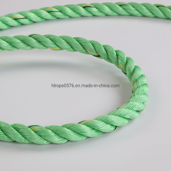Colorful 3 Strand Polypropylene Rope for Mooring and Fishing