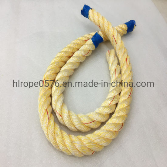 4 Strand PP and Polyester Mixed Mooring Rope