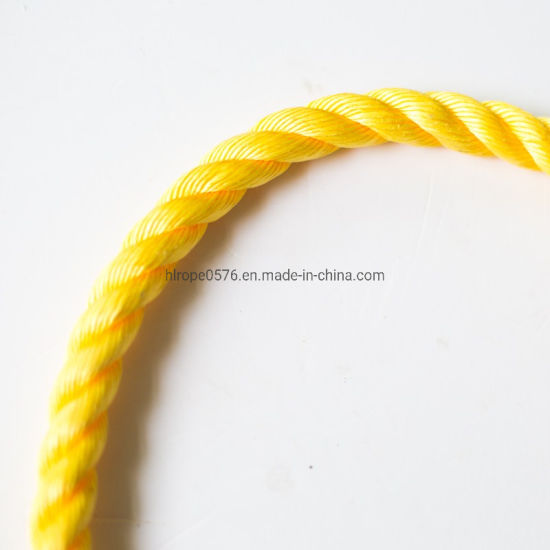 3/4 Strand Polypropylene PP Rope Twist Danline Mooring Rope