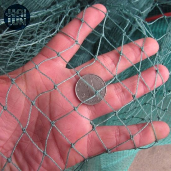 Good Quality High Strength Braided Green PE Fishing Net