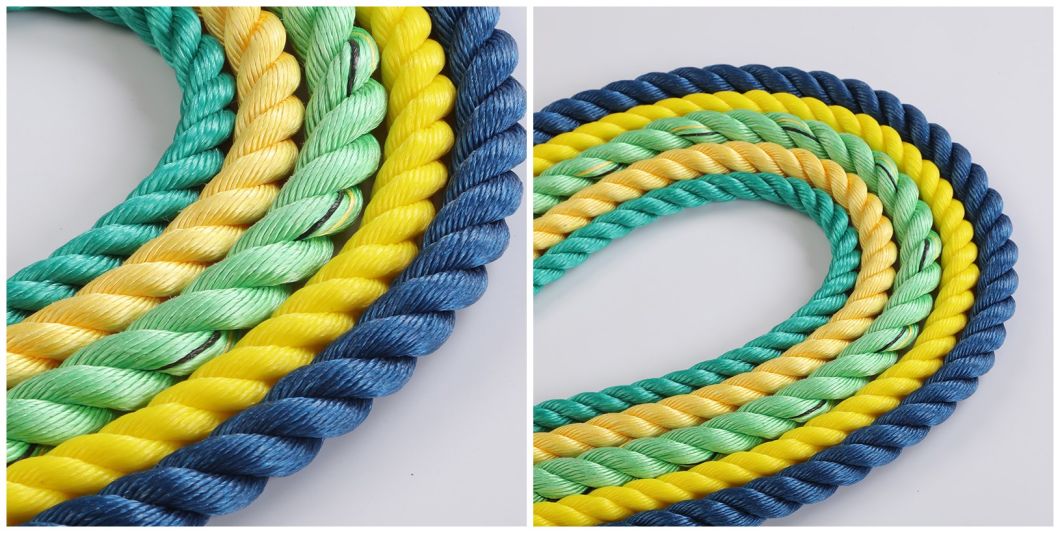 Good Strength 3 Strand PP Danline Mooring and Fishing Rope