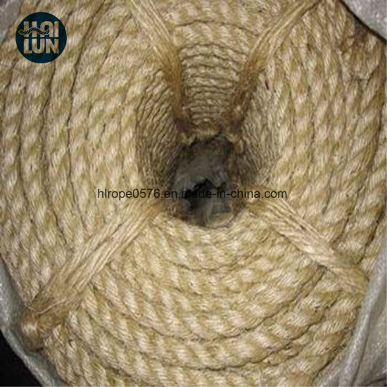 Customized China Factory Direct Supply Twist 3/4 Strand Sisal Rope