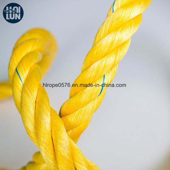 Factory Wholesale Yellow Polypropylene Rope for Mooring