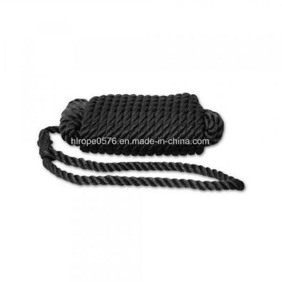 3-Strand Black Polypropylene Filament Rope Mooring Rope Nylon Rope