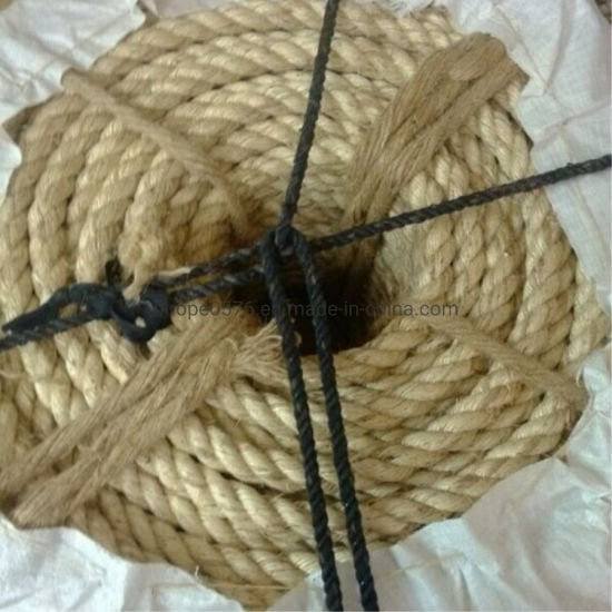 Professional Factory 3 Strand Sisal Rope Manila Rope Jute Rope