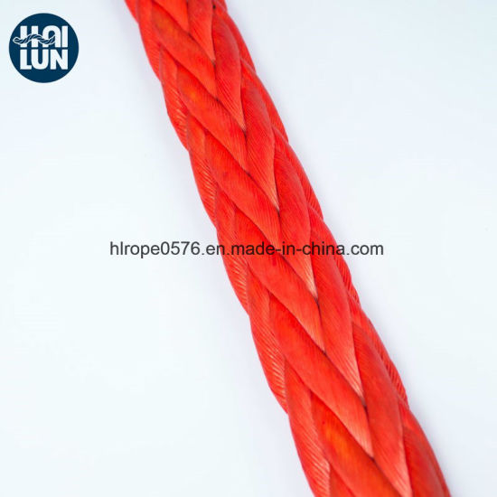 Solid Braided Hmwpe/Hmpe Hawser Mooring Rope