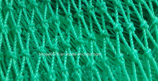 Polyethylene Twisted Green Knotted or Knotless Boad Fishing Net
