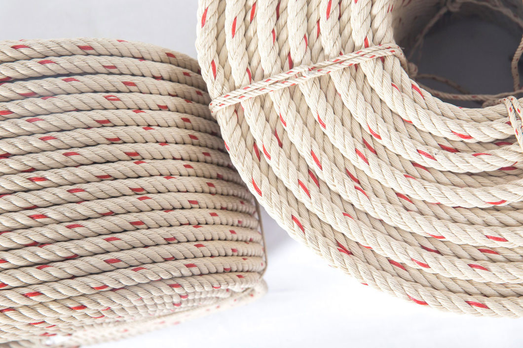 High Quality 3/4 Strand Polypropylene Rope PP/PE Twist Rope for Ship Use