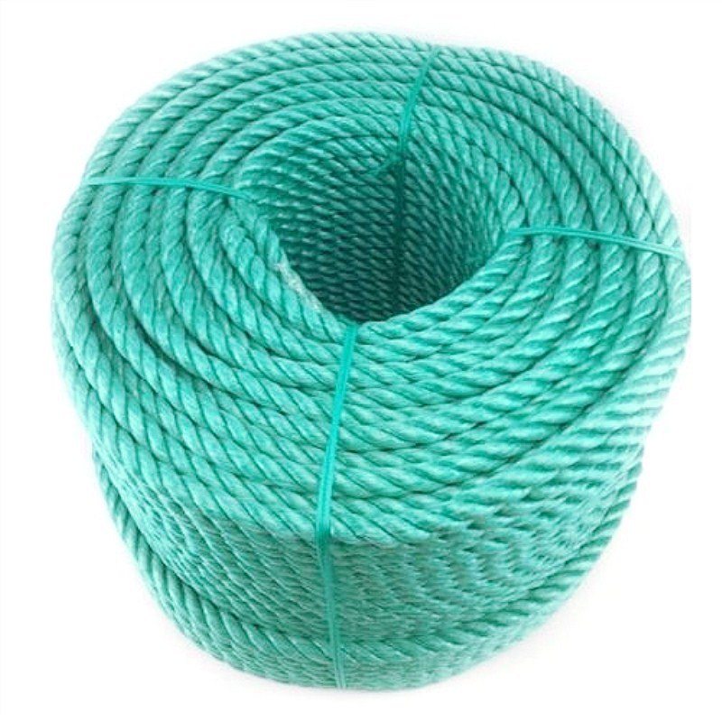Polypropylene Rope Green3 Strands in Roll