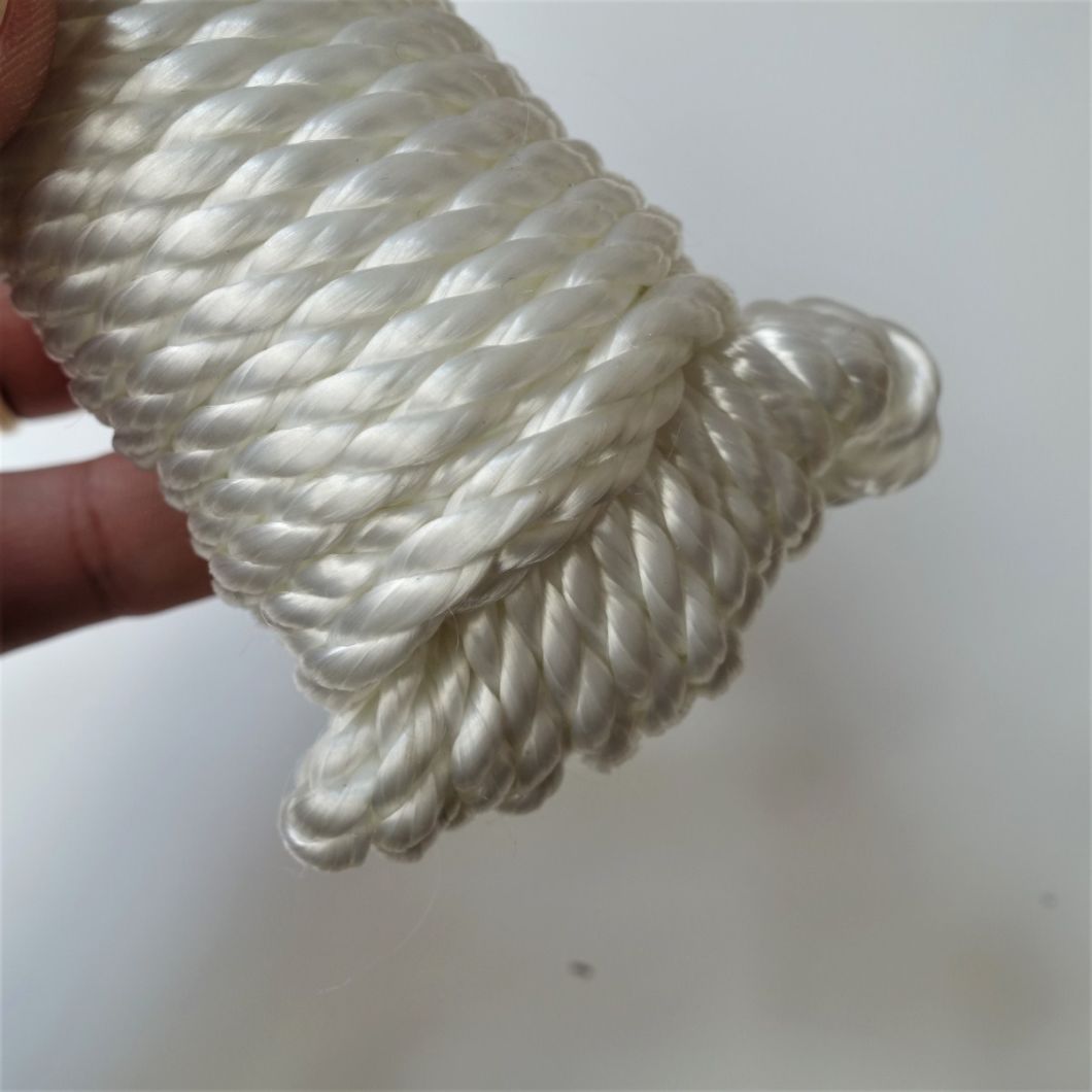 4.8mmx15m Twisted Polyester Rope Boat Rope Sailing Camping Secure Line Clothes Line