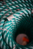 8mm Green with Red Flecks Polysteel Rope (220m Coil)