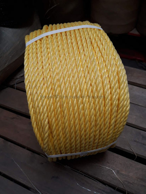 10mm Yellow Polypropylene Rope (220m Coil)