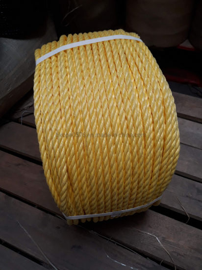 10mm Yellow Polypropylene Rope (220m Coil)