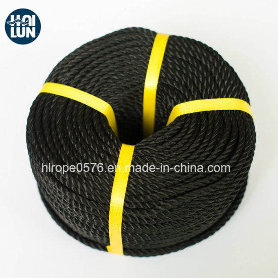 High Quality PE Twist 3-Strand Rope for Mooring and Fishing