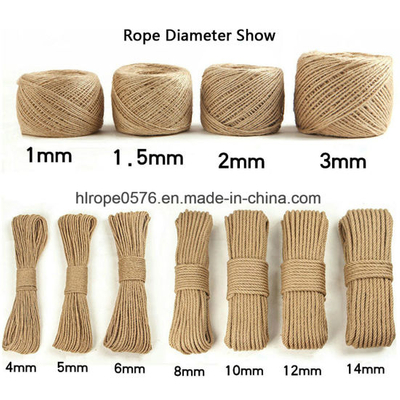 18mm Natural Cotton Rope 100 Metre Reel Unbleached 3 Strand Cotton Rope