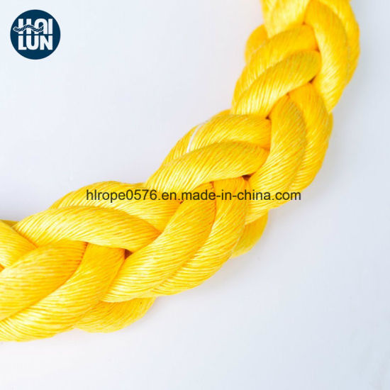 Factory Wholesale Yellow Polypropylene Rope for Mooring
