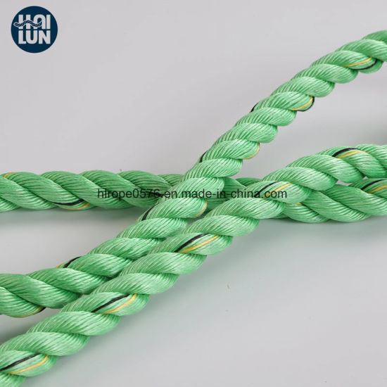Colorful 3-Strand PP Rope Polypropylene Rope Hawser and Mooring Rope