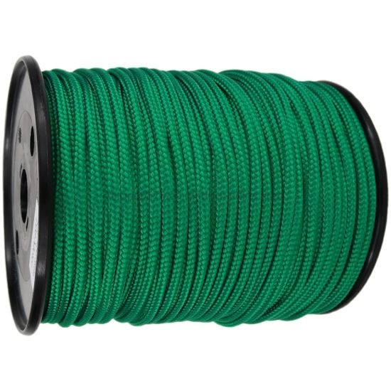 4mm Green Braided Polyestercord X 200m