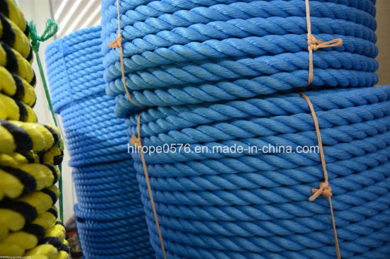 3strand 38mm Twist Blue Polyproplylene Ropes