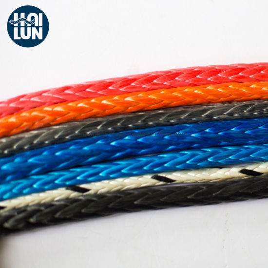 12 Strand UHMWPE/Hmpe Hmwpe Rope Winch Rope Marine Rope