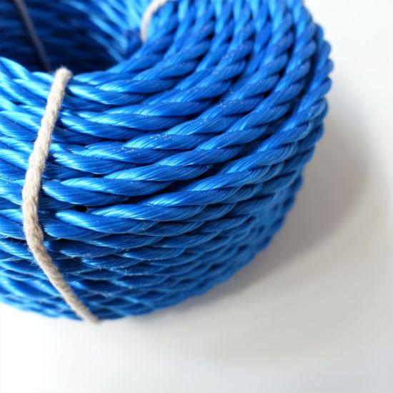 Twisted Polypropylene Blue Rope 6mm X 30m Blue Plastic Rope