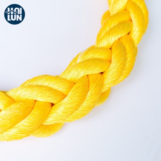 8 Strand Polypropylene /Polyester /Nylon Twisted Marine Mooring Rope