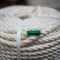 3 Strand White Polyamide Multiifiament Synthetic Nylon Rope