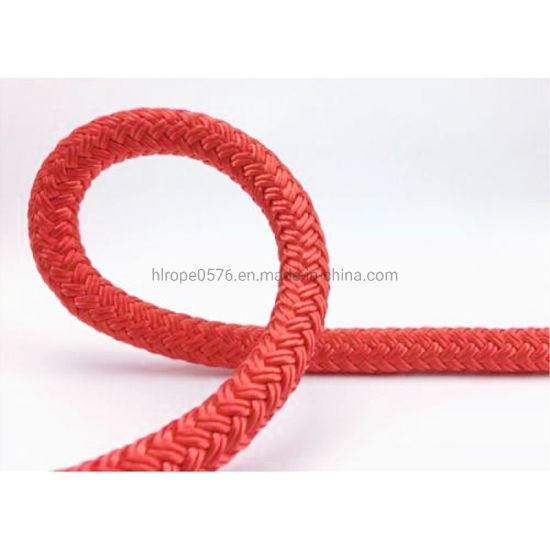 12mm Red Double Braid Polyester Rope - on a Reel 100 Metres