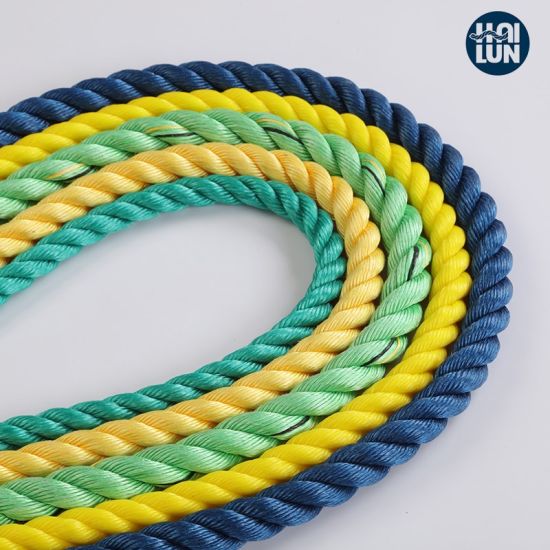 Colorful Polypropylene PP Marine Rope for Fishing and Mooring