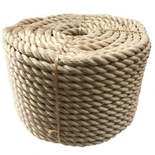 Factory Wholesale 3/4 Strand Natural Manila/Sisal Jute Rope