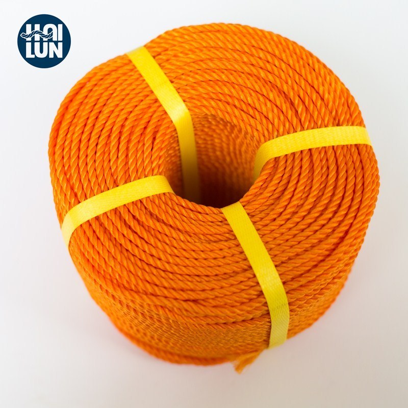 High Quality PE Twist 3-Strand Rope for Mooring and Fishing